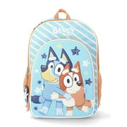 BBC Bluey & Bingo Kids' Unisex 17" Light-Up Stars and Stripes Backpack, Mint