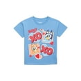 thumbnail image 1 of Bluey Kids Valentine's Day Graphic Tee with Short Sleeves, Sizes 4-16, 1 of 3