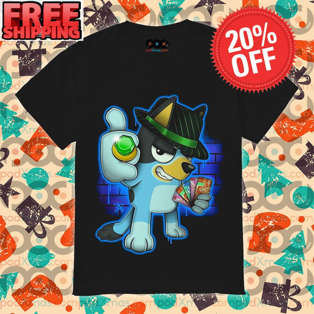 Bluey Like Green Ring Gangster Fun Shirt - Walmart.com