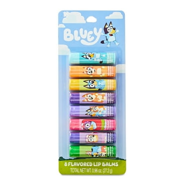 Bluey Lip Balm, 8 Pack, Multiple Flavors, 27.2g