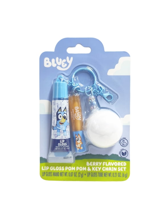 Lip Gloss Keychain, Berry Flavored