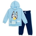 thumbnail image 1 of Bluey Little Boys Fleece Hoodie and Pants Outfit Set Toddler to Big Kid, 1 of 5