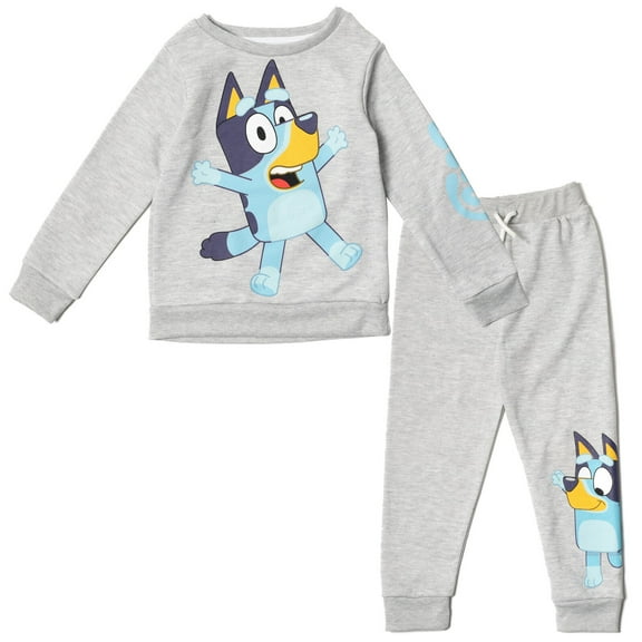 Bluey Little Boys Sweatshirt and Fleece Pants Set