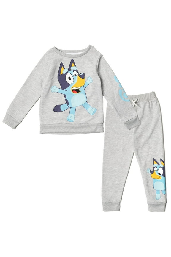 Little Boys Sweatshirt and Fleece Pants Set