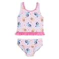 thumbnail image 1 of Bluey Little Girls' 2-Piece Tankini Swimsuit Set Pink Allover Print with Bluey and Bingo, 1 of 4