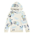 thumbnail image 1 of Bluey Little Girls Fleece Hoodie Toddler to Big Kid, 1 of 5