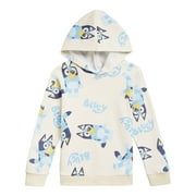 BLUEY Little Girls Fleece Hoodie Toddler to Big Kid