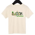thumbnail image 1 of Bluey Lucky And Blessed Toddler Shirt Bluey Happy St. Patrick'S Day Toddler Shirt Four Leaf Clover, Blue Dog St. Patricks Toddler Shirt, Family Blue Dog, Bluey Shamrock Cute Baby Clothes, 1 of 5