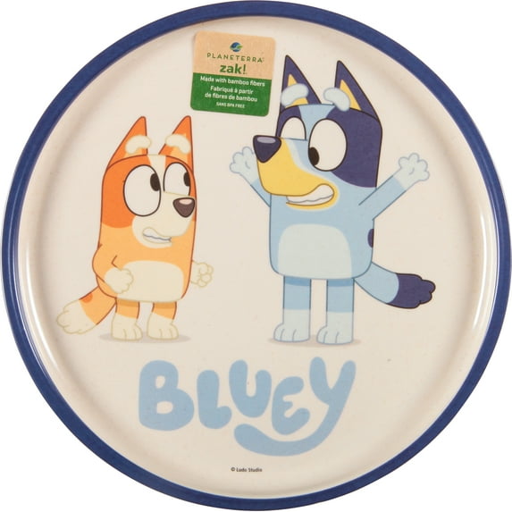 Bluey Meal Time Plate with Rim