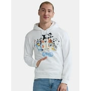 Men's & Big Men's Bluey Family Graphic Print Hooded Sweatshirt, Sizes S-3XL