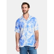 Bluey Men's and Big Men's Graphic Button-Up Shirt, Sizes XS-5XL