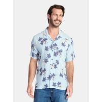 Bluey Men's Graphic Button-Up Shirt (Ice Blue,Various Sizes)