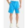 thumbnail image 1 of Bluey Men's and Big Men's Graphic Fleece Shorts, 9" Inseam, Sizes XS-3XL, 1 of 5