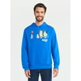 thumbnail image 1 of Bluey Men's and Big Men's Graphic Hoodie with Long Sleeves, Sizes XS-5XL, 1 of 4