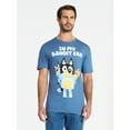 thumbnail image 1 of Bluey, Men's & Big Men's Graphic Tee, Bandit Era, Sizes S-3XL, 1 of 5