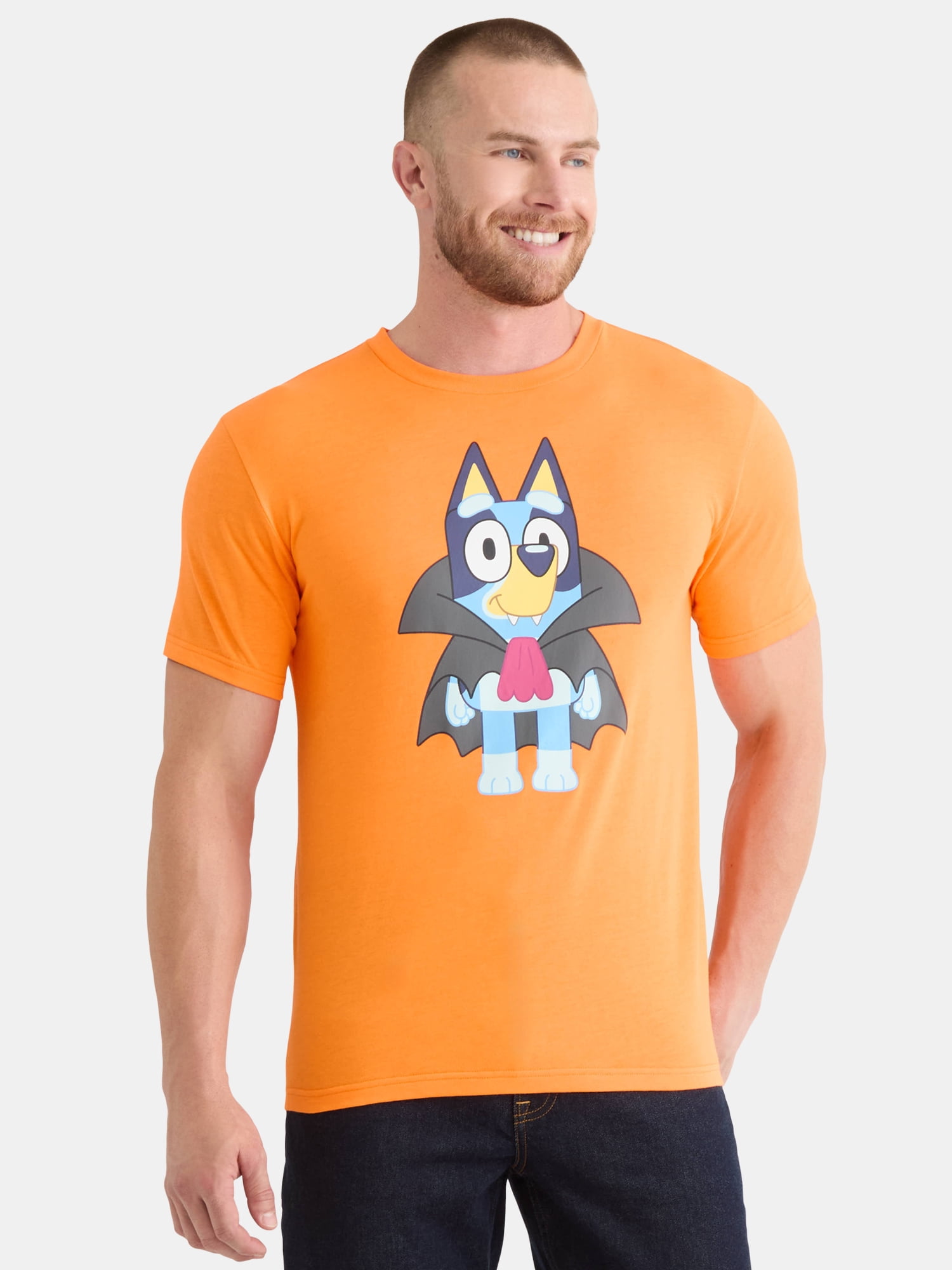 Men’s and Big Men's Halloween Graphic Tee with Short Sleeves, Sizes XS-3XL