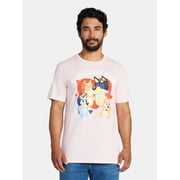 Bluey, Men's & Big Men's Valentine's Day Graphic Tee, Sizes XS-3XL