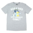 thumbnail image 1 of Bluey, Mens Graphic Tee, Should I Care, Sizes S-3XL, 1 of 3