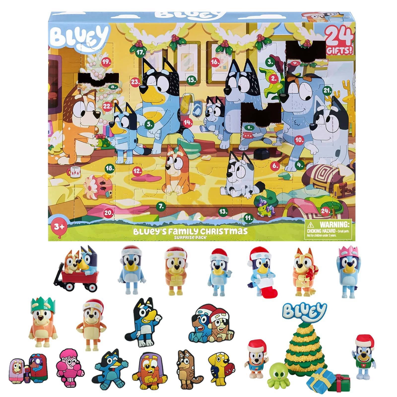 Bluey Merry Christmas Blind Box Bluey Christmas Advent Calendar