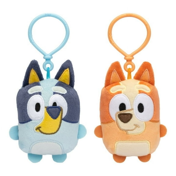 Bluey Mini Plush Backpack Clip Toy, Bluey  Bingo Set