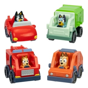 Bluey Mini Racers, The Most Popular Bluey Vehicles, Toys for Kids 3-6 Years, Styles May Vary