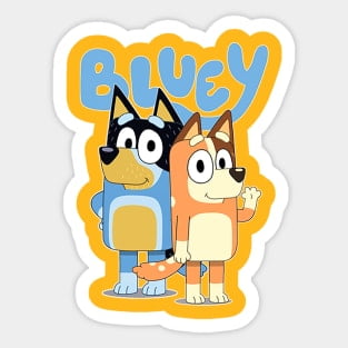 Bluey Mom And Dad Sticker Bluey Stickers For Kids, Bluey Stickers Party ...