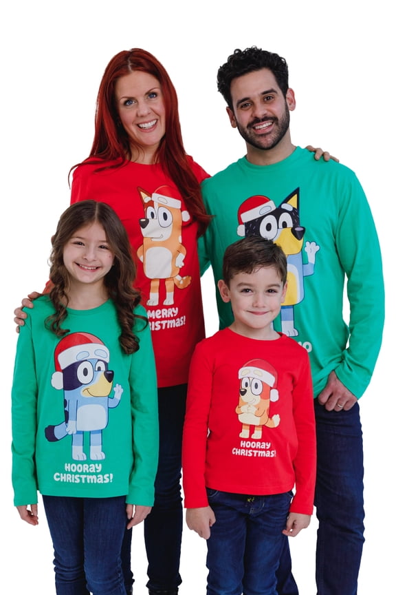 Mom Christmas Matching Family Long Sleeve T-Shirt Adult
