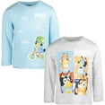 thumbnail image 1 of Bluey Bingo Dad 2 Pack Long Sleeve T-Shirts Toddler to Little Kid, 1 of 5