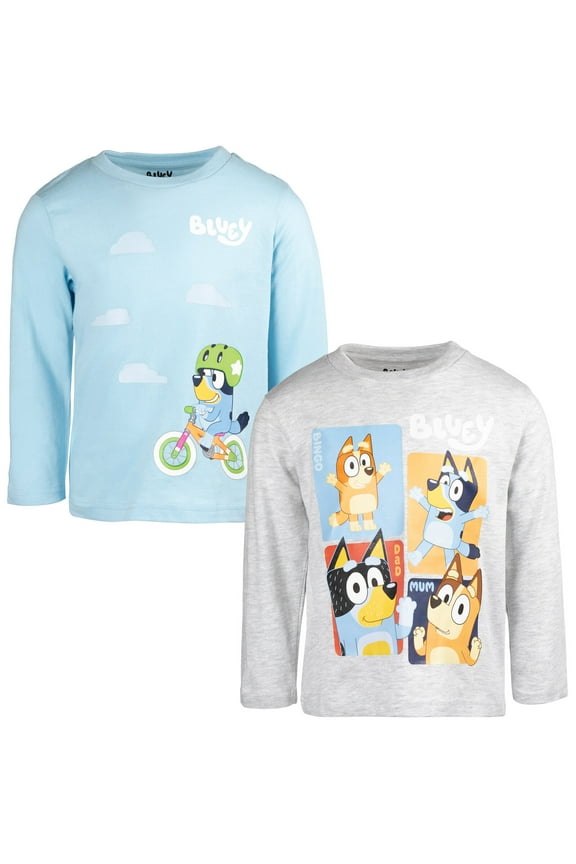 Bingo Dad 2 Pack Long Sleeve T-Shirts Toddler to Little Kid