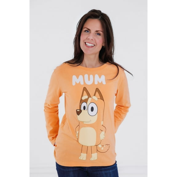 Bluey Mom Womens Matching Family Long Sleeve T-Shirt Adult