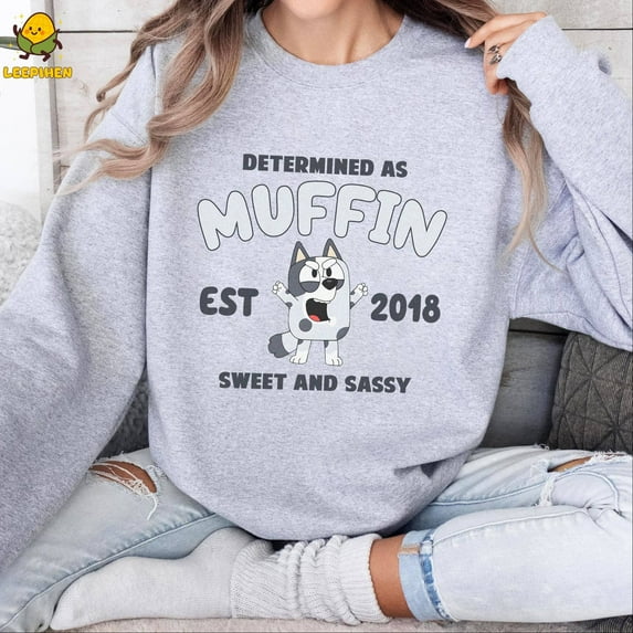 Bluey Muffin And Socks Shirt, Bluey Muffin Tshirt, Muffin Shirt, here come grannies, Heeler Family Shirt, Bluey Birthday Party Shirt