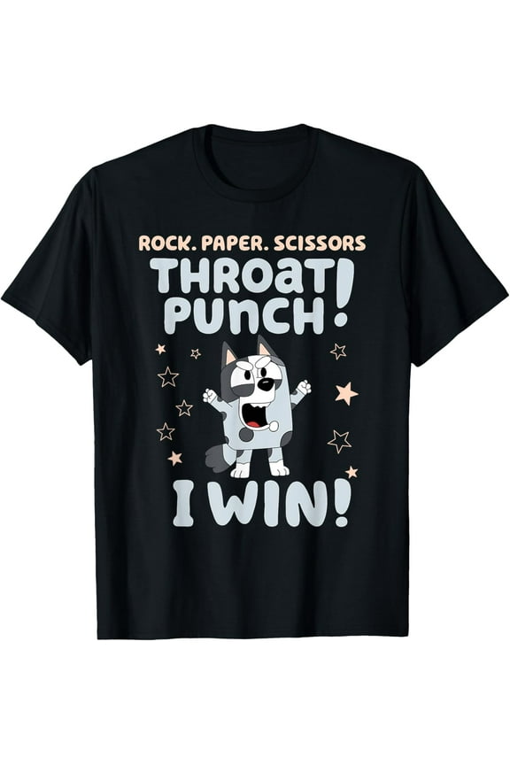 Muffin Rock Paper Scissors, Throat Punch, Blue Tan Heeler, Unisex S-5XL Hot Trending Shirt, Sweatshirt, Hoodie