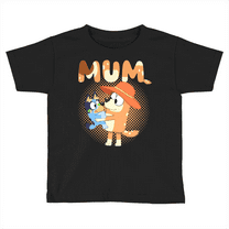 Bluey Mum Toddler T Shirt Bluey Cartoon Shirt, Bluey Party Shirt, Bluey Birthday Boy TODDLER SHORT SLEEVE TEE BELLA CANVAS 3001T