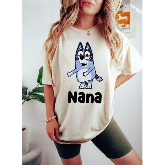 Bluey Nana Shirt, Bluey Chris Heeler Nana Shirt, Nana Shirt, Bluey Family Shirt, Bluey Trip Shirt, Bluey Shirt