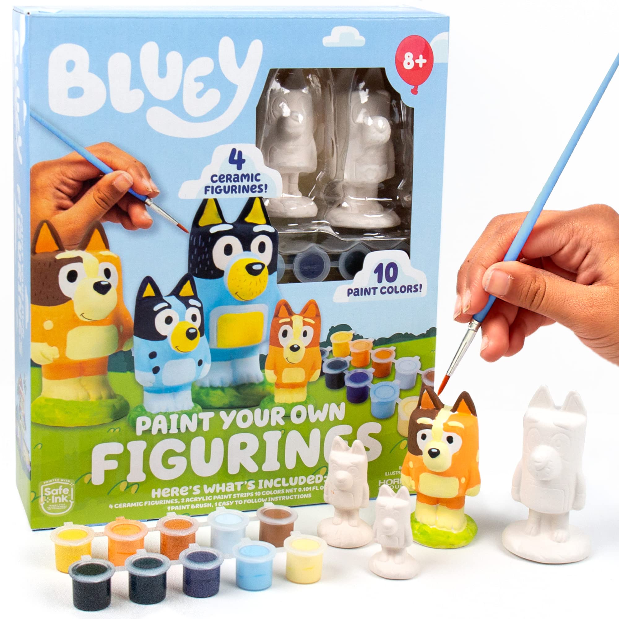 Bluey Paint Your Own Figurines Ceramic And Bingo Figurines For Kids To Bluey Paint Your Own Figurines Ceramic And Bingo Figurines For Kids To