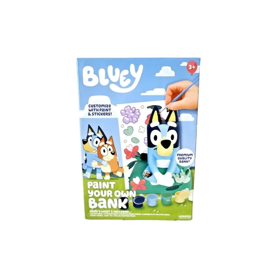 Bluey Paint Your Own Bluey Figurine Paintable Bluey Bank Piggy Bank New