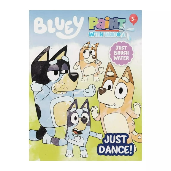 Bluey Paint with Water Coloring Book