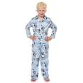 thumbnail image 1 of Bluey Pajamas Boys' 2-Piece Coat Front Flannel Lounge Sleep Set, 1 of 5