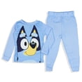 thumbnail image 1 of Bluey Pajamas Toddler Big Face Tight Fit 2-Piece Lounge Sleep Set, 1 of 4