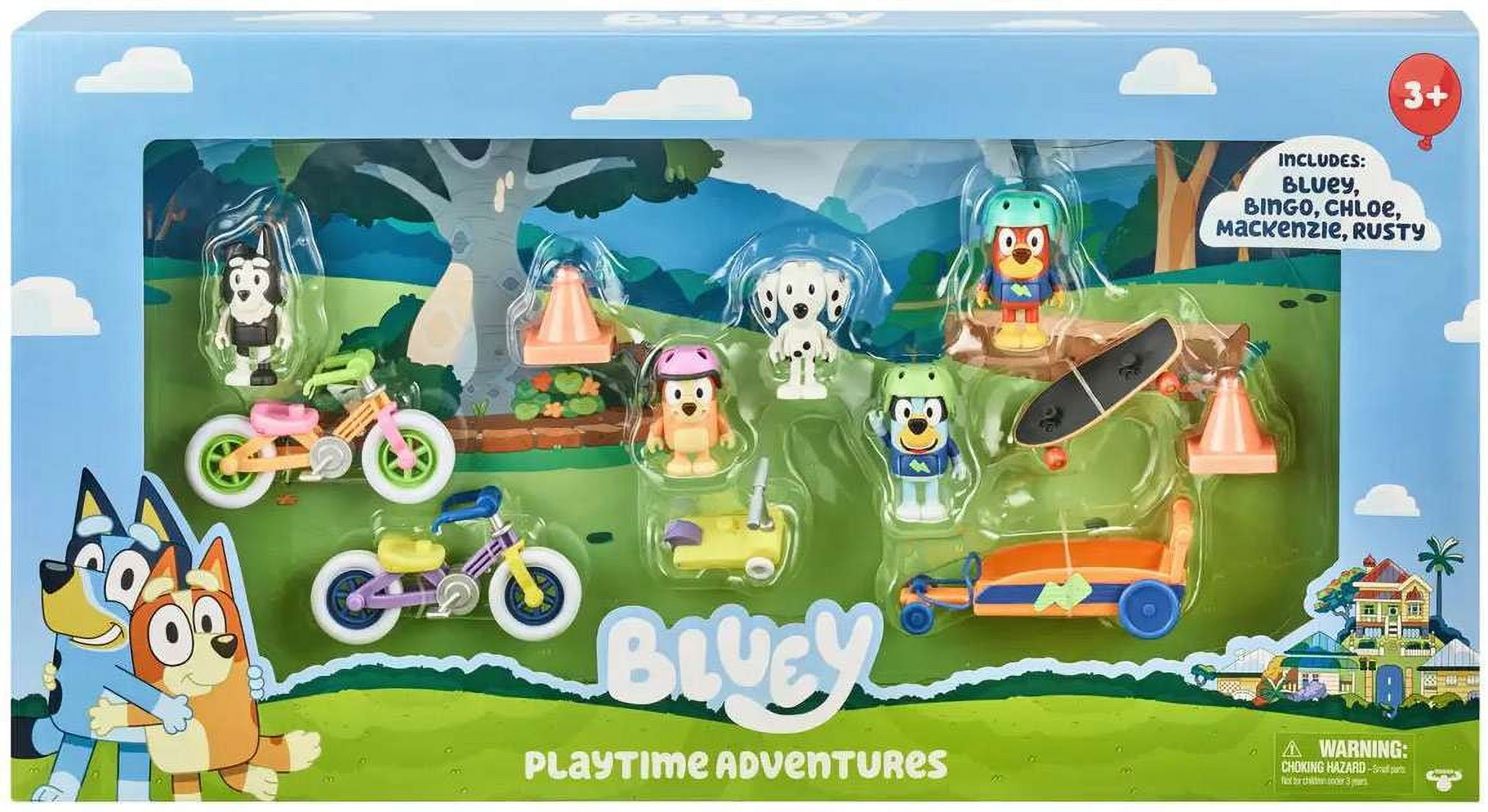 Bluey Character Friends Playtime Adventures Toy Pack Playset - Walmart.com 