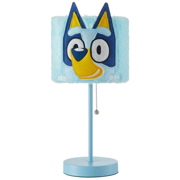 Bluey Plush Shade Stick Lamp for Kids, 15" H x 7" W