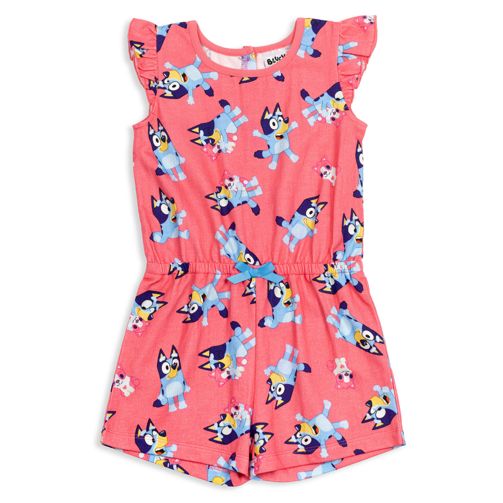 Bluey Polly Puppy Big Girls French Terry Sleeveless Romper Infant to ...