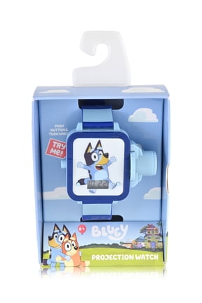 Unisex Child Blue Jelly Strap LCD Projection Watch, BLY4138WM
