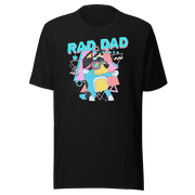 Bluey Rad Dad Happy Fathers Day Short Sleeve Ultra Soft Crew Neck Top