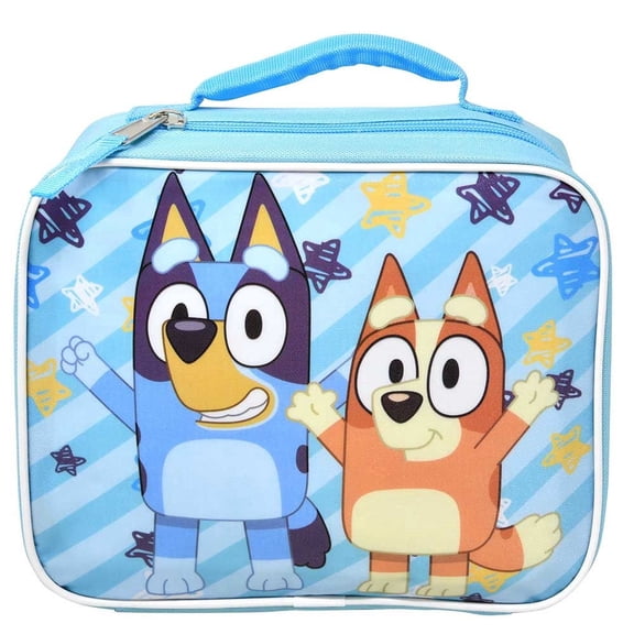 Bluey Rectangle Lunch Bag, 9" x 3" x 8"