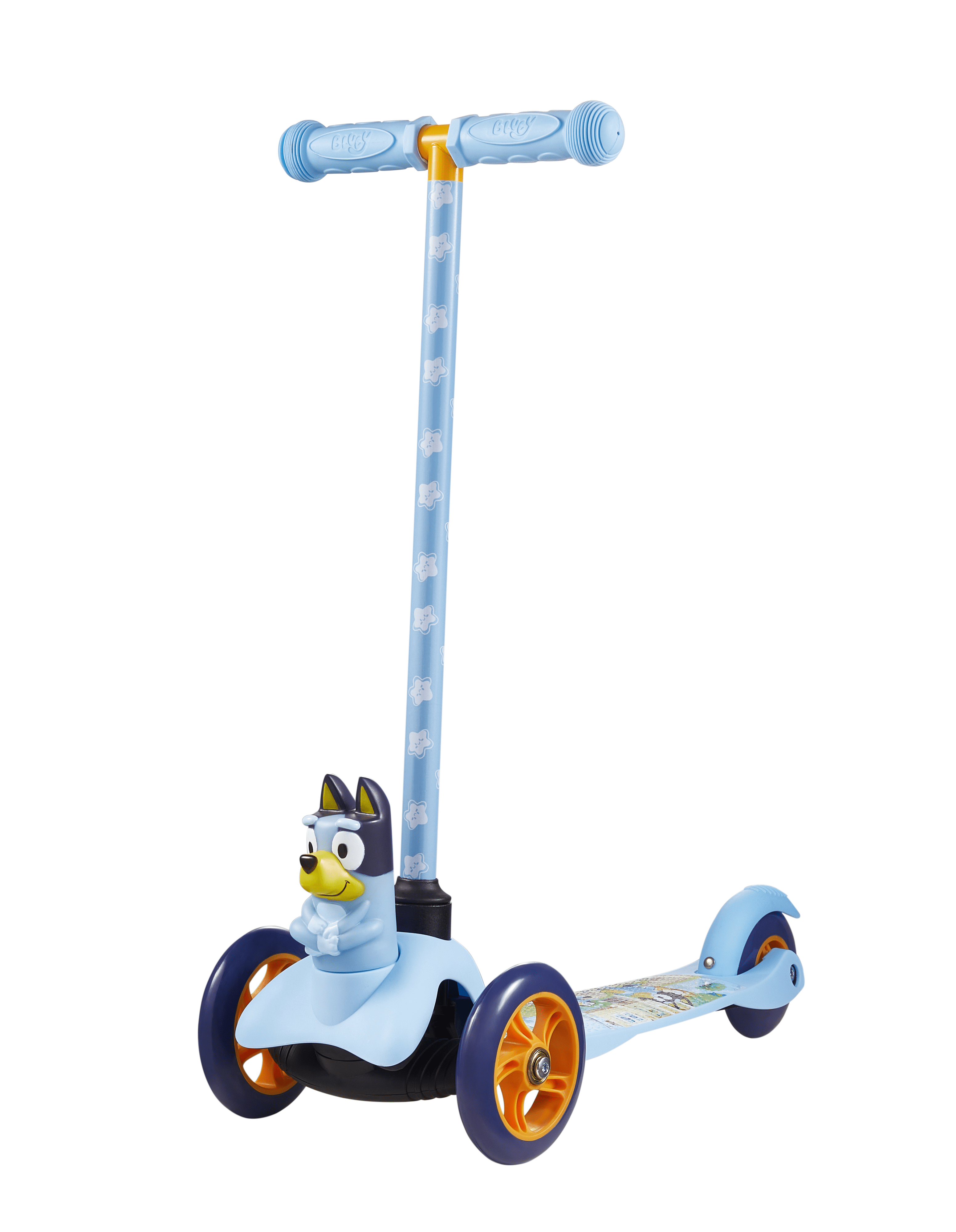 udmelding mareridt Mig selv Bluey Ride-N-Glide Buddies 3D Toddler Scooter, 3 Wheel Scooter for Kids  Ages 3+ - Walmart.com