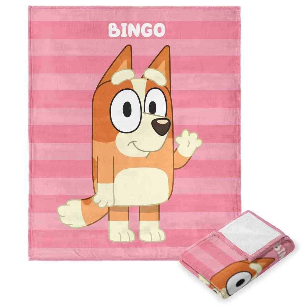 Bluey Roll Call Bingo Kids 
Silk Touch Throw Blanket