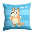 thumbnail image 1 of Bluey Roll Call Chilli Kids Printed Throw Pillow, 18 x 18 inches, 1 of 5