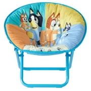 BBC's Bluey 19" Toddler Mini Saucer Chair, Blue Polyester