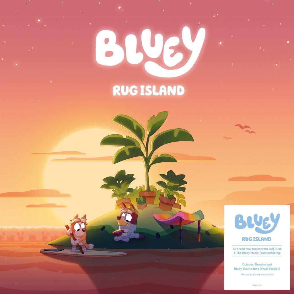 Bluey - Rug Island - Sunset Orange Colored Vinyl - Music & Performance